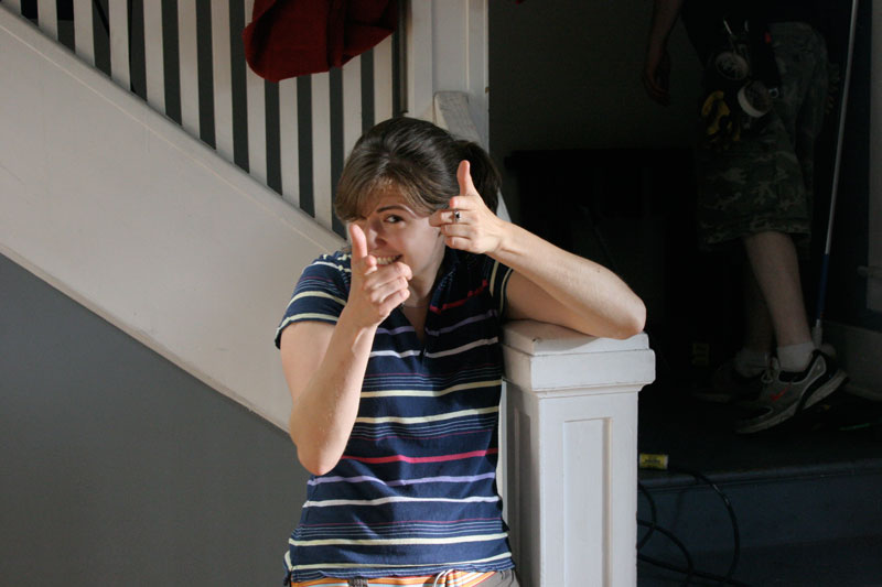 IMG_0116 Jackie finally gets to be in front of the camera